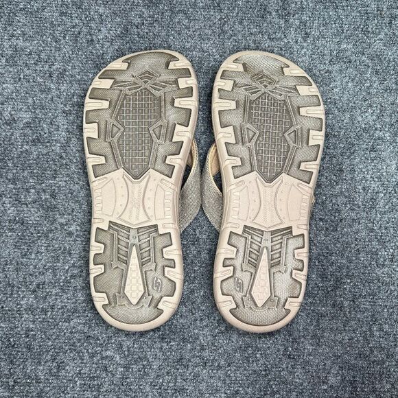 Skechers Rosen Sandals Men's 10 Khaki Athletic Outdoor Summer Beach Flip Flops - Picture 10 of 12